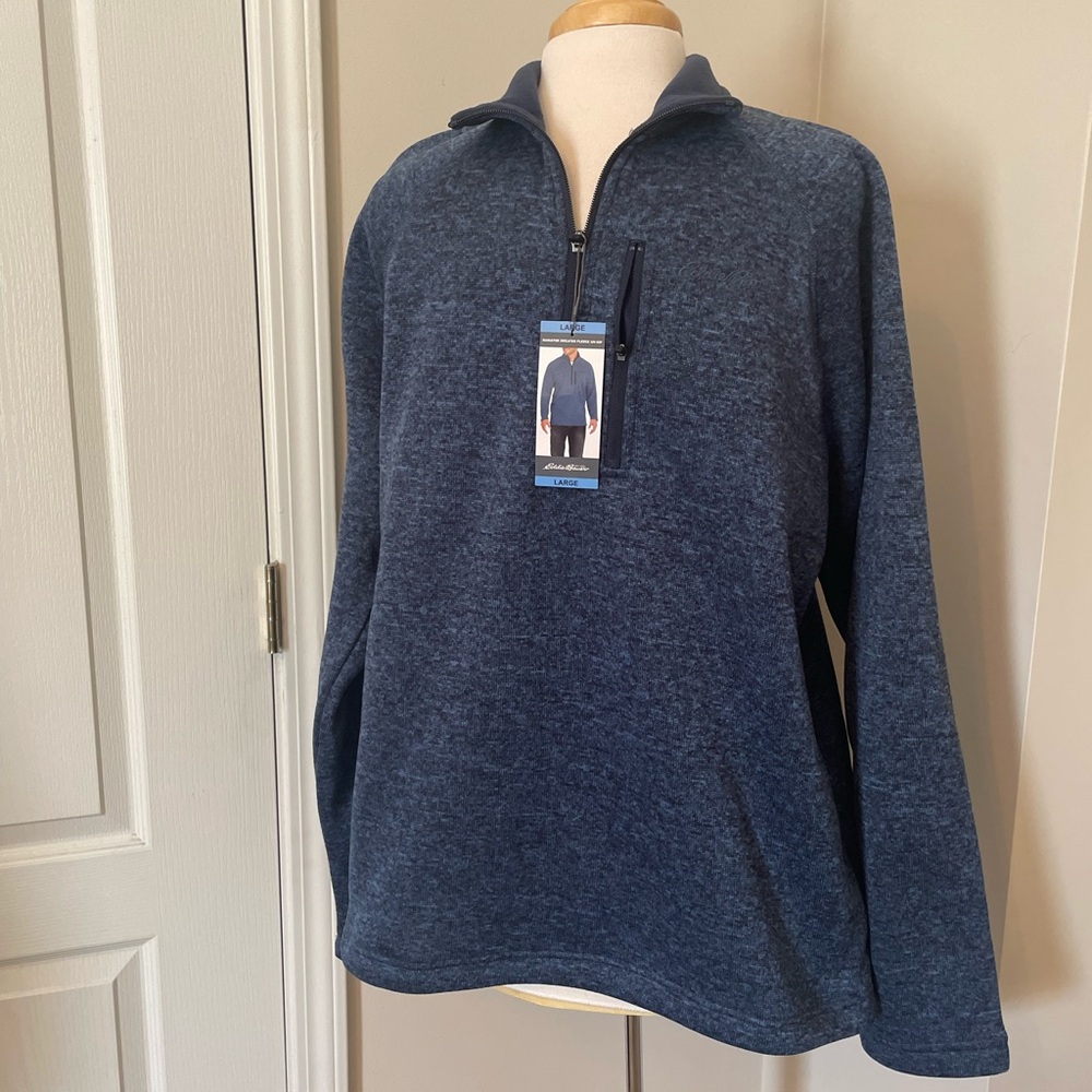 Eddie Bauer Radiator Sweater Fleece Large NWT